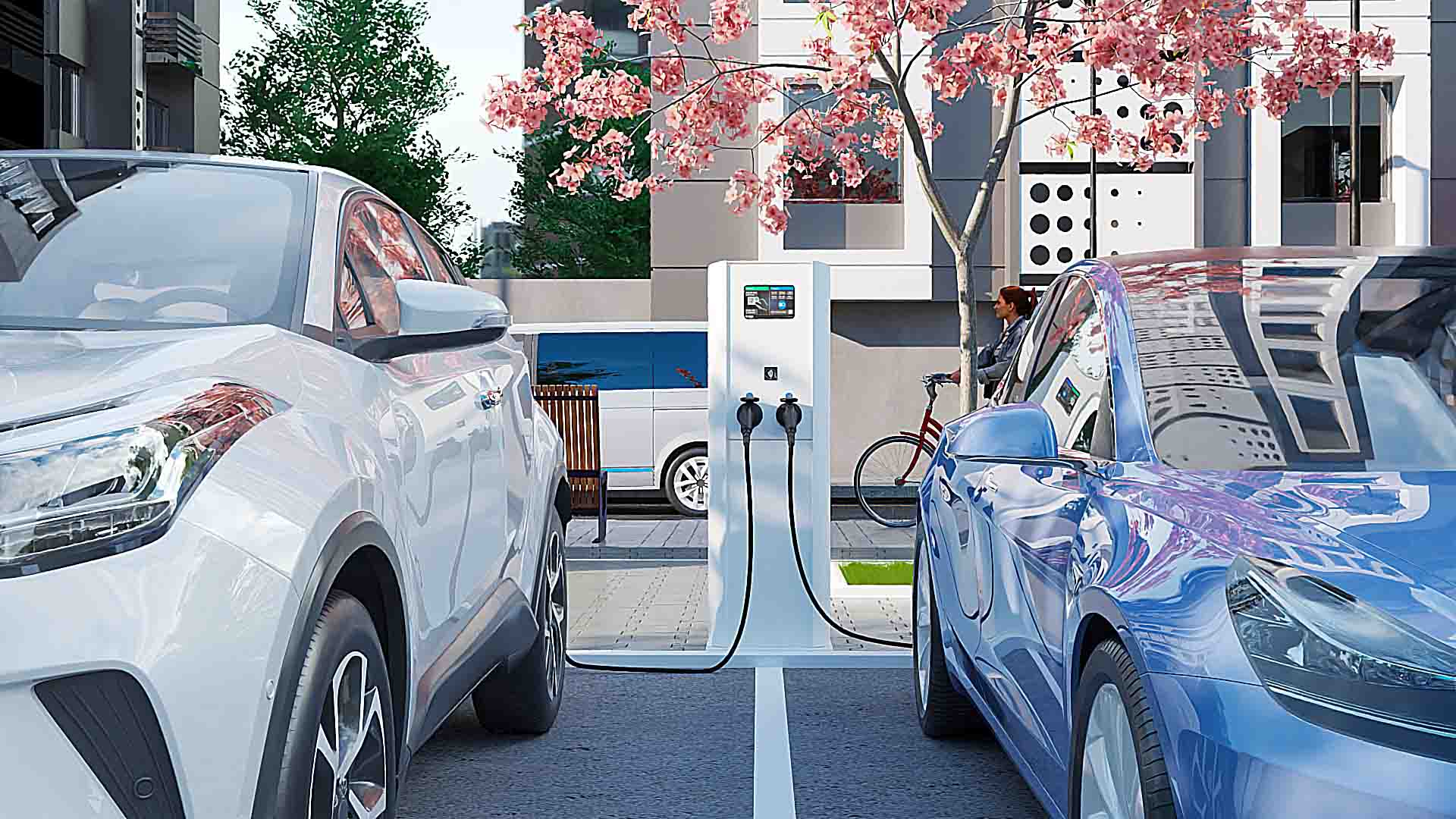 Fotorealistische 3D-render van de Ecotap DuoWide Nuvia voor promotioneel gebruik