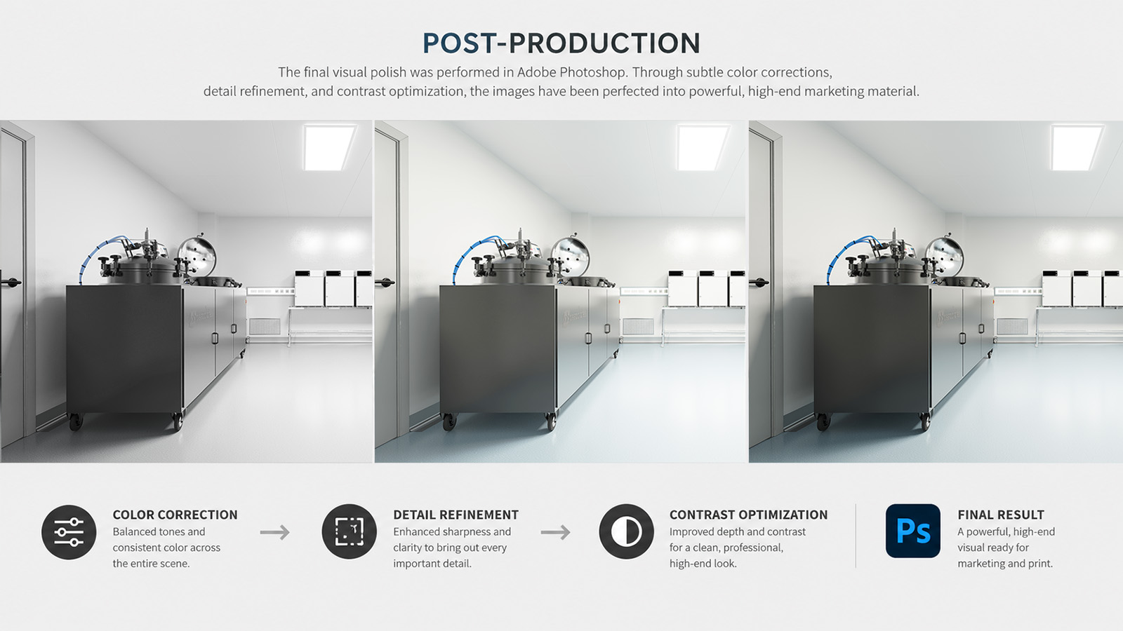 Premium Media Preparator voor geautomatiseerde post-productie en handling van laboratoriummaterialen
