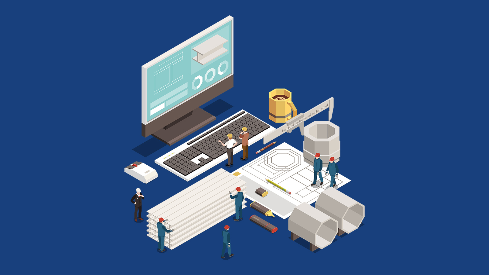 werktuigbouwkundig engineer werkt aan 3D model en technische uitwerking voor productie